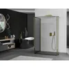 Mexen Kioto Walk-in-Duschwand 120 x 120 x 40 cm, schwarzes Produktbild-Vorschau 2