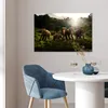 MuchoWow® Poster Wald - Elefanten - Licht 90x60 cm - Produktbild-Vorschau 5