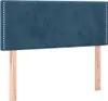 Boxspringbett mit Matratze & LED Dunkelblau 100x200 cm Samt Produktbild-Vorschau 6