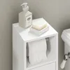 SoBuy meuble rangement WC avec tiroir Blanc Moderne Voir les images du produit 8