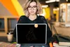 MuchoWow® Laptop Aufkleber Sticker Cover Frau - Hut - Mond Produktbild-Vorschau 5