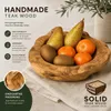 Teakholzschale Teakholz Schale Obstschale Schlüsselschale Produktbild-Vorschau 2