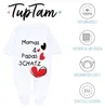 TupTam Unisex Baby Strampler Set Spruch Mamas & Papas Produktbild-Vorschau 3