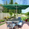 Sonnenschirm 3x3m quadratisch grün Garten Balkon knickbar Produktbild-Vorschau 4