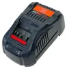 A black and orange battery charger is shown against a white background. Podgląd zdjęcia produktu
