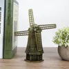 Holandský větrný mlýn, kovový model, dekorace na stůl, Náhled obrázku produktu 2
