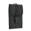A black fabric holster for a mobile phone, shown against a white background. Produktbild-Vorschau