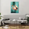 Bilder auf glas - Einteilig - Rosa Flamingos Wasser - Produktbild-Vorschau 6