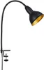 Lampe pince rétro E14 métal noir or Ø114mm bras flexible Voir les images du produit 5