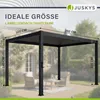 Juskys Lamellendach Tahiti 3x4 m inkl. Seitenwand 4 m - Produktbild-Vorschau 4
