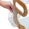 relaxdays Abtropfgestell braun Produktbild-Vorschau 3