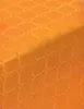 Papiertischdecke Rolle Damast Orange 6 m - Einheitsgröße Produktbild-Vorschau 2