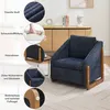 AIORBER Fauteuil, avec accoudoirs en bois, dossier Voir les images du produit 7