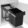 vidaXL Cestino per rifiuti Soft-Close 20 L Anteprima dell’immagine prodotto 7