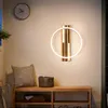 ZMH LED Deckenleuchte Holz Deckenlampe 24W 38cm Produktbild-Vorschau 4
