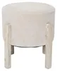 HowHomely | Schminkhocker - Sitzhocker - Puff - beige - 35 Produktbild-Vorschau 4