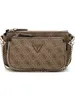 Dámská kabelka přes rameno GUESS Noelle Latte Logo-Brown Náhled obrázku produktu 7