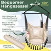 KESSER® Hängesessel mit 2 Kissen Getränkehalter & Produktbild-Vorschau 2