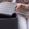 Aufbewahrungsbox 3in1 Schwarz Beistelltisch Hocker Produktbild-Vorschau 9