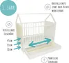 Babybett Beistellbett mit Schublade Hausbett Kinderbett Produktbild-Vorschau 6