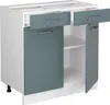 Küchenunterschrank Vicco R-Line Blau-Grau 80 cm , ohne Produktbild-Vorschau 4