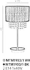 Lampa stołowa glamour ASTRA chromowana 1xE14x40W kryształ Podgląd zdjęcia produktu 2