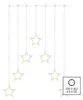 Cortina navideña LED - 7 estrellas, 67x125 cm, 70 LEDs, Vista previa de la imagen del producto 6