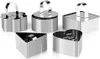 5er-Pack Tortenringe, quadratische Dessert-Mousse-Form aus Produktbild-Vorschau 1