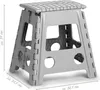 Klappbarer Tritthocker Kunststoff grau 38,5 x 31,5 x 39 cm Produktbild-Vorschau 4