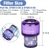 A diagram showing a vacuum cleaner filter with dimensions and compatibility information. Produktbild-Vorschau