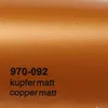 (25€/m²) Oracal 970RA Autofolie 092 Kupfer Matt Folie 152 Produktbild-Vorschau 1