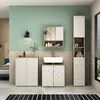 Badmöbel-Set Vicco Edge Weiß 4 Teile, Model 40389 Produktbild-Vorschau 4