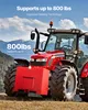 VEVOR Anhängerkupplungsvorschaltgerät, 3-Punkt-Traktor Produktbild-Vorschau 4