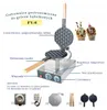 A professional waffle maker with various parts and features labeled in Polish. Podgląd zdjęcia produktu