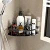 Mensola da bagno - Leobert - Nero - 21 x 21 x 5 cm - Set da Anteprima dell’immagine prodotto 2