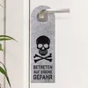 3x Betreten eigene Gefahr Türhänger Türanhänger Türschild Produktbild-Vorschau 5