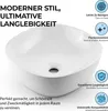 Paulas Bad Keramik Aufsatzwaschbecken Waschschale Produktbild-Vorschau 2