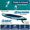 BRAST SUP Board Shark | Aufblasbares Stand up Paddle Set | Produktbild-Vorschau 3