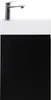 Badplaats Gäste-WC Waschtisch Set Angela 40 x 22 cm Schwarz Produktbild-Vorschau 5