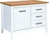 Kücheninsel - B 124 cm - 1 Tür - 3 Schubladen - Artisan Produktbild-Vorschau 1