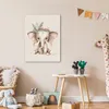 MuchoWow® - Plátno - Slon - Bohémsky - Zvieratá - Boho, Náhľad obrázku produktu 5