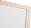 A close-up view of the corner of a whiteboard with a wooden frame. Voir les images du produit
