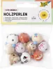 folia Perles en bois CUTE ANIMALS rondes 10 pièces Voir les images du produit 1