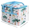 Blaue Kühltasche 6L mit zwei Kühlakkus, isolierte Lunchbox, Produktbild-Vorschau 6