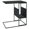 vidaXL Stolik boczny czarny 55x36x59,5 cm materiał Podgląd zdjęcia produktu 10