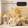 HOMCOM Nástěnný topný ventilátor, 2000 W, keramický Náhled obrázku produktu 6