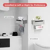 Toilettenpapierhalter mit Feuchttücherbox Klopapierhalter Produktbild-Vorschau 6