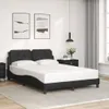 vidaXL Bettgestell ohne Matratze "Zadar" Schwarz 120x200 cm Produktbild-Vorschau 2