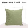 Lycce Kissenhülle Bouclé 50x50 cm salbei Produktbild-Vorschau 4