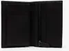 An opened black leather wallet is displayed against a white background. Anteprima dell’immagine prodotto
